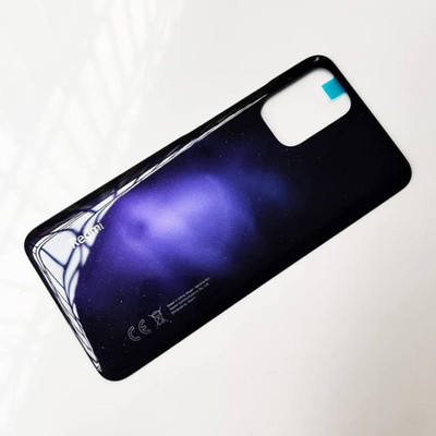 Sandreezz Xiaomi Redmi Note 10 Pro Max (Glass) (with Proper Logo) Back Panel(Dark Nebula)