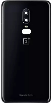 SRaccessories one plus OnePlus 6 With Camera Lens Back Panel(Black)