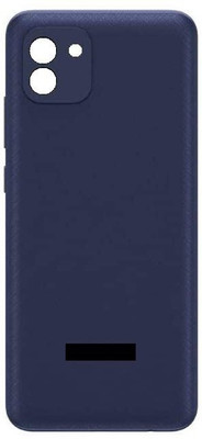 IncMart Samsung Galaxy A03 (With LOGO) Back Panel(Blue)