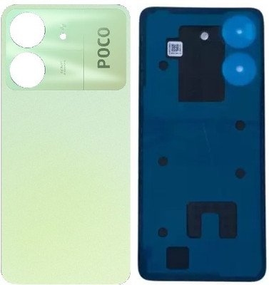 Sandreezz Xiaomi Poco C65 (Best Quality) (with Proper Logo) Back Panel(Pastel Green)