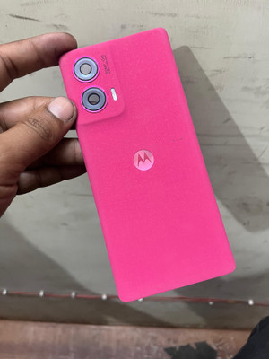 HNVIEW MOTO EDGE 50 FUSION OG BACK PANEL WITH CAMERA LENS AND FLASH COMAPTIBLE Back Panel(RED)
