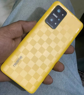 Kraze4blaze Realme GT Neo 3T 5G (Best Quality)(With Camera Lens)(With Proper Logo) Back Panel(Dash Yellow)