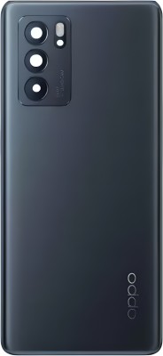 SRaccessories OPPO Reno 6 Pro (Glass) Back Panel(Stellar Black)