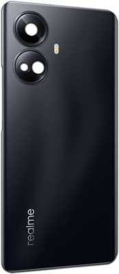 SUFO Realme 10 Pro+ Plus 5G With Camera Glass Back Panel(Dark Matter Black)