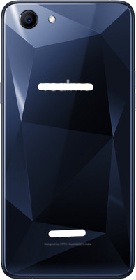 Purplesavvy REALME 1 Back Panel(Black)