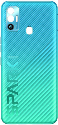 Unique4Ever Tecno Spark 7T ( with Original Brand LOGO ) Back Panel(Jewel Blue)