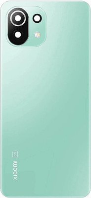 SRaccessories Redmi MI 11lite with camera ring Back Panel(Green)