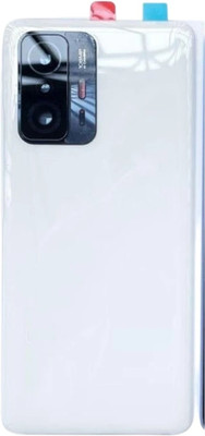 Shkiyo Redmi 11T Pro Without Camera Lens And With Proper Logo Back Panel(White)