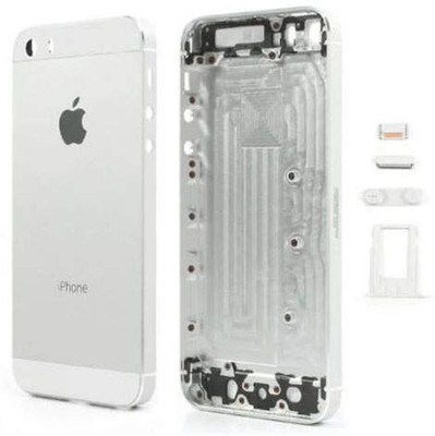 Kraze4blaze Apple iPhone 5s (Best Quality)(With Proper Logo) Back Panel(Silver)