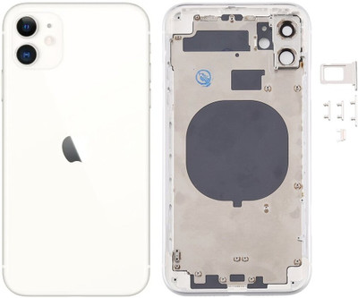Flipkart SmartBuy Apple iPhone 11 (with SIM Card Tray & Side keys & Camera Lens) Full Panel(White)