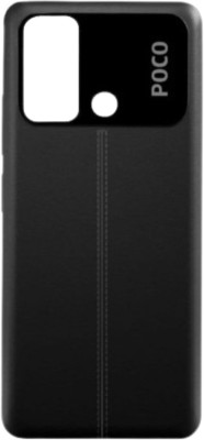 Shkiyo Redmi Poco C55 With Proper Logo Back Panel(Black)