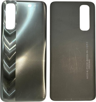 Sandreezz Realme Narzo 30 (Best Quality) (with Proper Logo) Back Panel(Racing Silver)