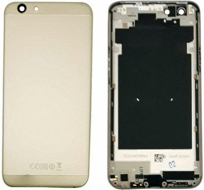 Spares4ever Oppo Oppo F1s Gold Back Panel(Gold)