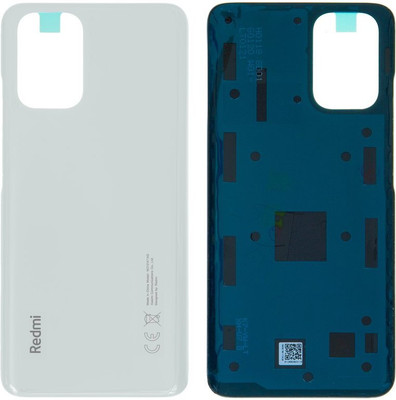 Sandreezz Xiaomi Redmi Note 10 (4G) (with Proper Logo) (Best Quality) Back Panel(Frost White)