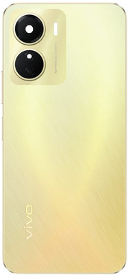 Sandreezz Vivo Y16 with Proper Logo (With Middle Ring Camera Lens & Side Volume Power Buttons) Full Panel(Drizzling Gold)