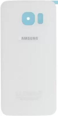 SRaccessories Samsung Galaxy S6 Edge / SM-G925 (Glass) Back Panel(WHITE)