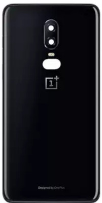 GLAXONIC GLAXONIC OnePlus 6(Glass) Back Panel(Mirror Black)