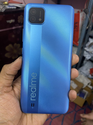 LEISURELIC REALME C20 WITH PROPER LOGO Back Panel(COOL BLUE)