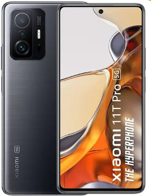 Kraze4blaze Xiaomi Mi 11T Pro (Best Quality)(With Camera Lens)(With Proper Logo) Back Panel(Black)