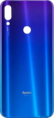 Shkiyo Redmi Note 7 With Proper Logo Back Panel(Blue)