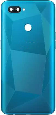 imbi Oppo A12 With Network Antenna, Power and Volume Button Camera Glass Back Panel(Blue)