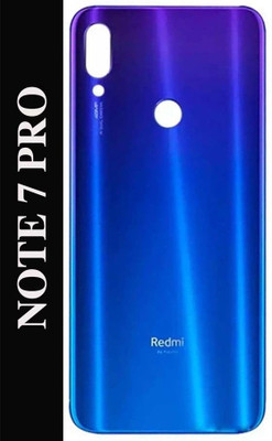IMCase Redmi Note 7 Pro (Blue) Glass Back Panel(Blue)