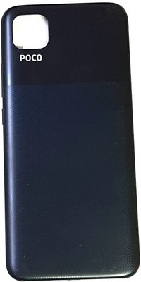 Hynaty XIAOMI POCO C3 (MATTE BLACK) Back Panel(MATTE BLACK)