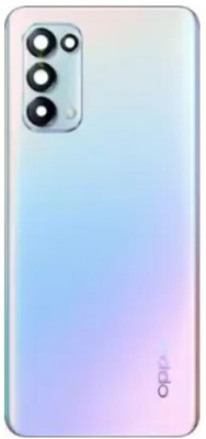 Sandreezz Oppo Reno5 Pro 5G (Best Quality) (With Camera lens Ring) (with Proper Logo) Back Panel(Gold)