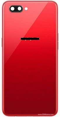 Kraze4blaze Oppo A3s (With Lens and Proper Logo) Back Panel(Red)