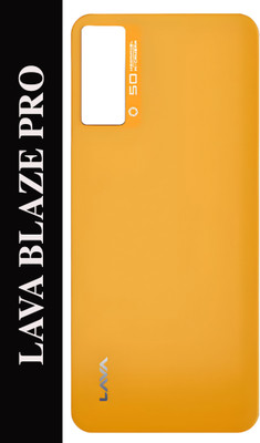 Flipkart SmartBuy LAVA Blaze Pro (LZX404) Back Panel(Glass Orange)