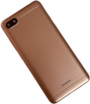 imbi Xiaomi Redmi 6A With Power and Volume Button Camera Glass Full Panel(Rose Gold)