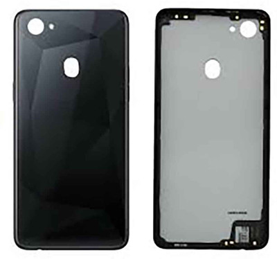 umika Oppo F7 Full Panel Black Back Panel(Black)