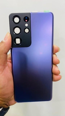 AceKing Samsung Galaxy S21 Ultra Back Panel Battery Cover Back Glass Panel Compatible Back Panel(PURPLE)