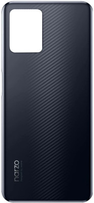 KezeMize Mobile Narzo 50 (Best Quality)(With Proper Logo) Back Panel(Speed Black)