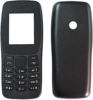 imbi Nokia 110 (2019) (TA-1192) Front Back Body With Keypad Front & Back Panel(Black)