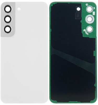 IncMart For Samsung Galaxy S22 5G (With LOGO) Back Glass Back Panel(White)