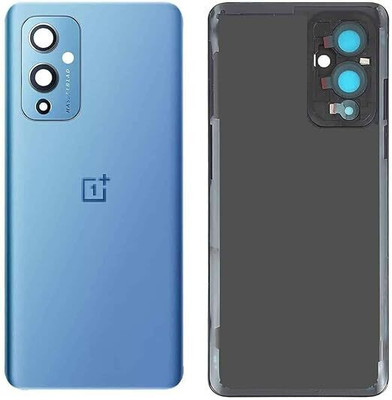 Docile Back Panel for 9R 5G Rear Glass Housing Cover with Camera Lens Cutout Back Panel(blue)