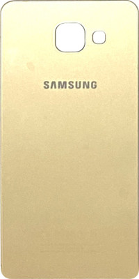 HQP for Samsung Galaxy A5 2016 ( SM-A5100, SM-A510F, SM-A510M, SM-A510Y, SM-A510FD ) [ Brand LOGO + Pre Installed Adhesive Tape ] Battery Back Glass Door Replacement Back Panel(Gold)