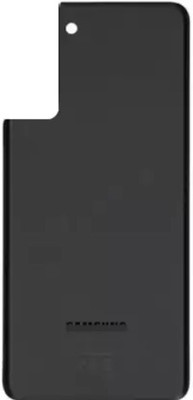 SRaccessories Samsung Galaxy S21 / SM-G991 (with Proper Logo) (Glass) Back Panel(Phantom Black)