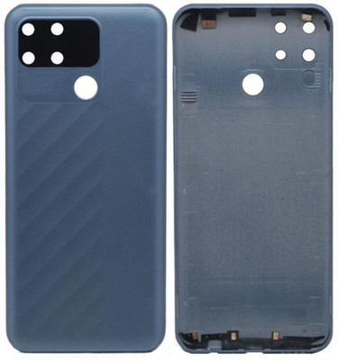Kraze4blaze Realme Narzo 50A (With Proper Logo) Back Panel(Black)
