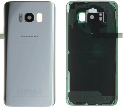 SPAREWARE SAMSUNG Samsung Galaxy S8 -Silver (WITH CAMERA LENS) Back Panel(Silver)
