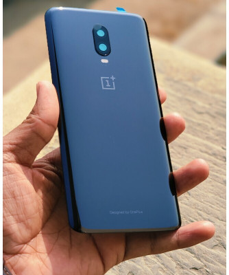 Farcry ONEPLUS 6T GLOSSY WITH CAMERA RING GLASS Back Panel(GLOSSY BLACK)