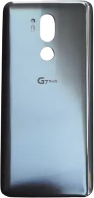 Sandreezz LG G7 ThinQ ( With Camera Ring Glass Lens ) (with Proper Logo) Back Panel(New Platinum Gray)