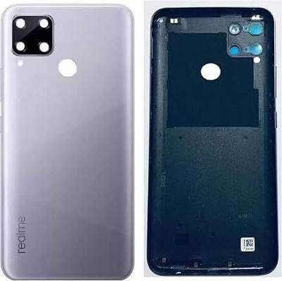 SPAREASP Realme C15 (With Proper Logo) Gray Back Panel(Gray)