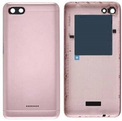 AceKing Back Panel Housing Body Compatible for Xiaomi Redmi 6A (Rose) (with Logo) Back Panel(Rose)
