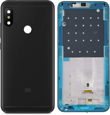 Unique4Ever Redmi 6 Pro Housing Body With Front LCD Frame & Back Full Panel(Black)
