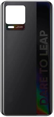 SPAREASP Realme 8 4G (With Proper Logo) Back Panel(Black)