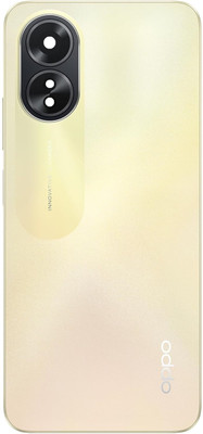 Sandreezz OPPO A38 (4G) With Middle Ring Camera Lens & Side Volume Power Buttons Full Panel(Glowing Gold)