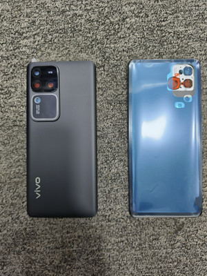 BrewingQ Vivo Vivo V30 Pro(Glass) Back Panel(Noble Black)