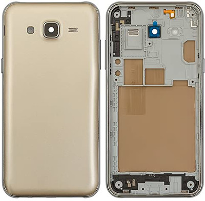imbi Samsung J5 2015 Mobile Phone Panel Power and Volume Button Camera Glass Full Panel(Gold)